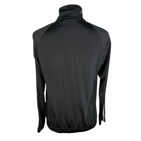 Adidas Women’s Black & White Zip Up Casual Athletic Jacket - Picture 4 of 9